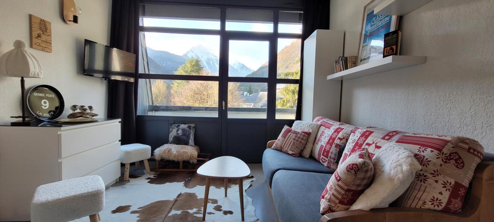 Appartement Vue Exceptionnelle T2 Saint Lary Soulan, 4 Personnes Extérieur photo
